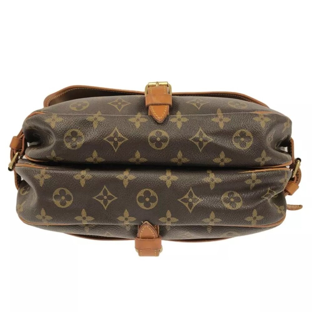 LOUIS VUITTON Saumur Monogram Shoulder Bag Monogram Canvas 574-020325 - Picture 4 of 14